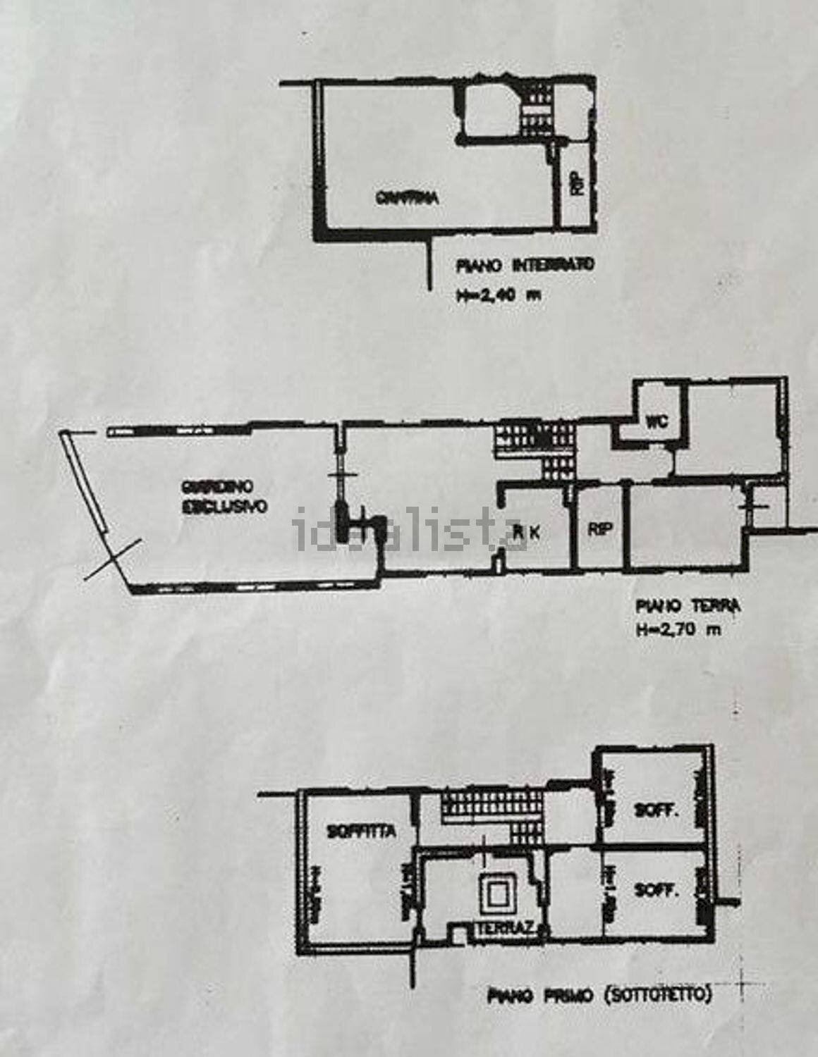 Foto 19 - Villa a Schiera San Benedetto del Tronto - planimetria 1