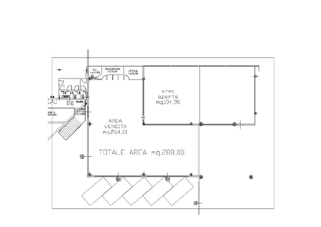 Foto 1 - Attività Commerciale Via Roma, Ponsacco - planimetria 1