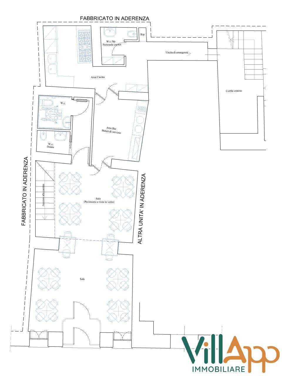 Foto 4 - Commercial Premises Corso appio claudio
 
60, Fondi - floor plans 1