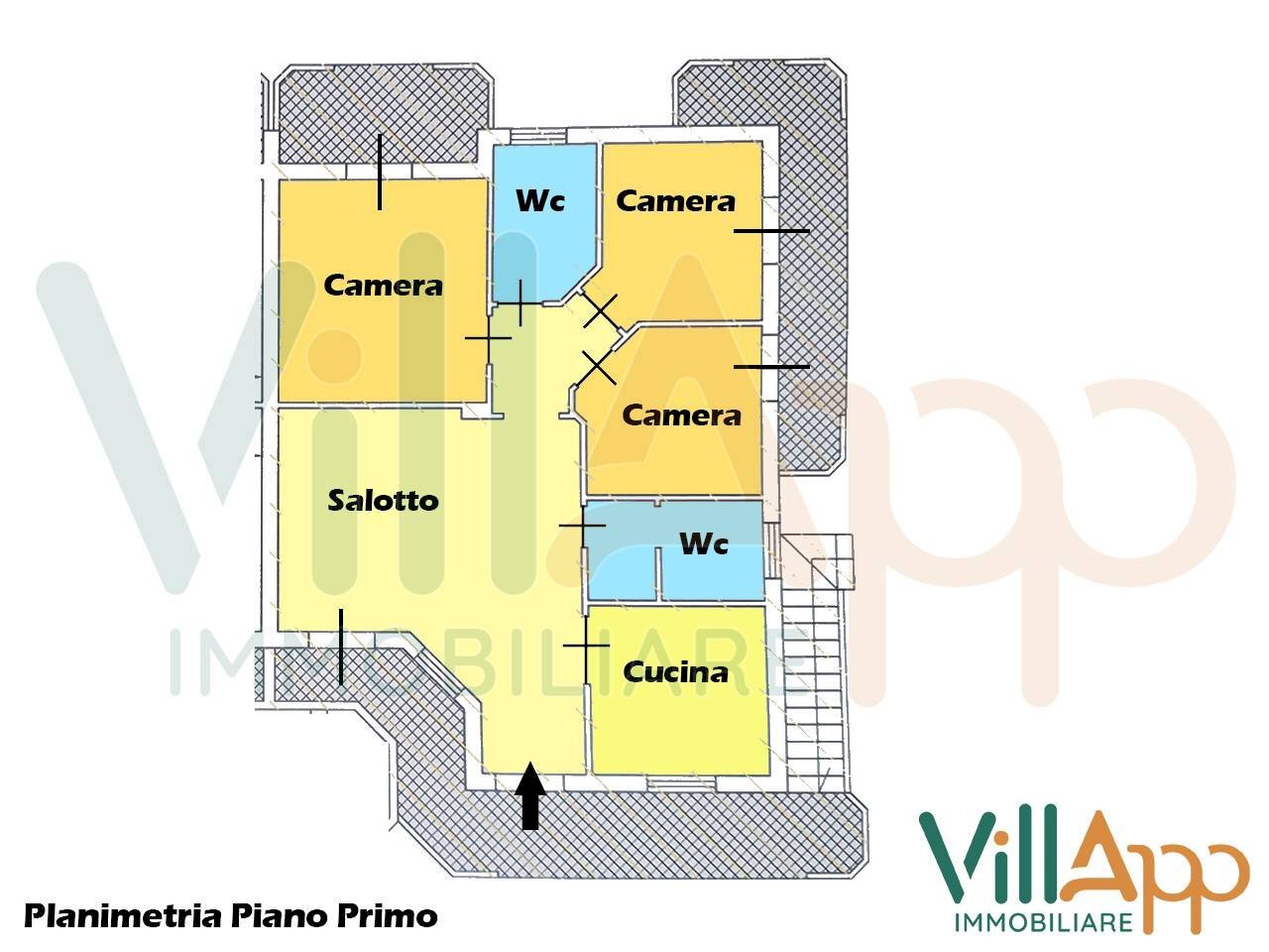 Foto 6 - Appartamento Via Ripa
 
40, Fondi - planimetria 1