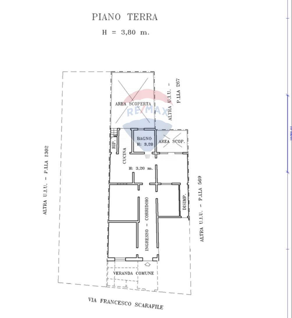 Pianta 2D - Independent house Via Francesco Scarafile
 
19, Latiano - floor plans 1