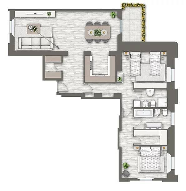 Foto 10 - Appartamento CORSO MARTIRI DELLA LIBERAZIONE
 
53, Lecco - planimetria 1