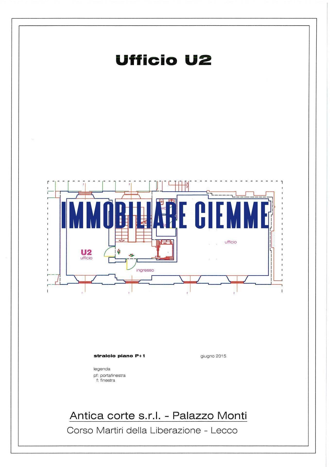 Foto 15 - Office CORSO MARTIRI DELLA LIBERAZIONE
 
53, Lecco - floor plans 1
