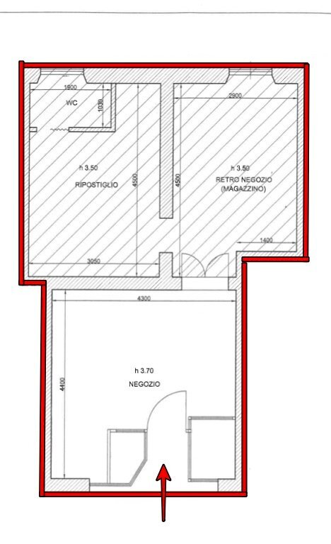Foto 2 - Commercial Premises viale secondo moretti, San Benedetto del Tronto - floor plans 1