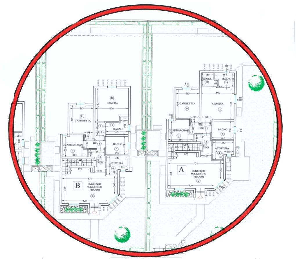 Foto 2 - Building land Offida - floor plans 1