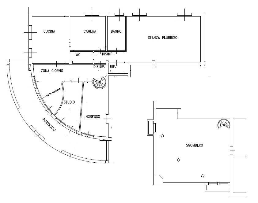 Foto 2 - Appartamento VIA ALDO MORO, Villa del Conte - planimetria 1