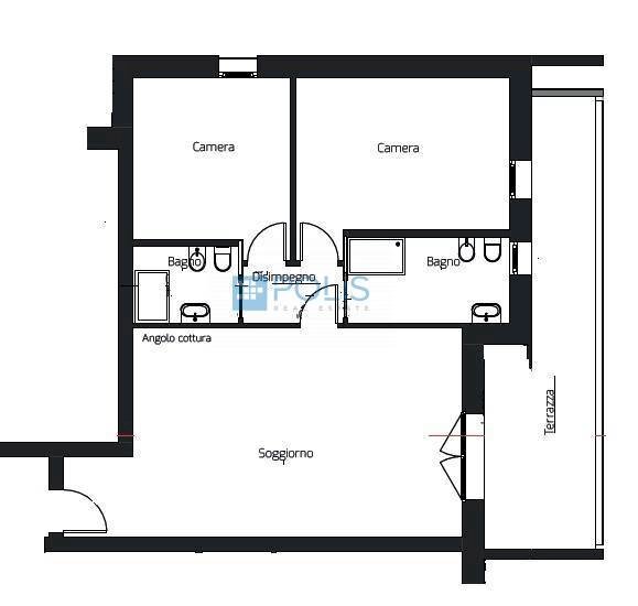 Foto 2 - Trilocale San Lazzaro, Padova - planimetria 1