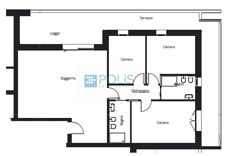 Foto 2 - Attico San Lazzaro, Padova - planimetria 1