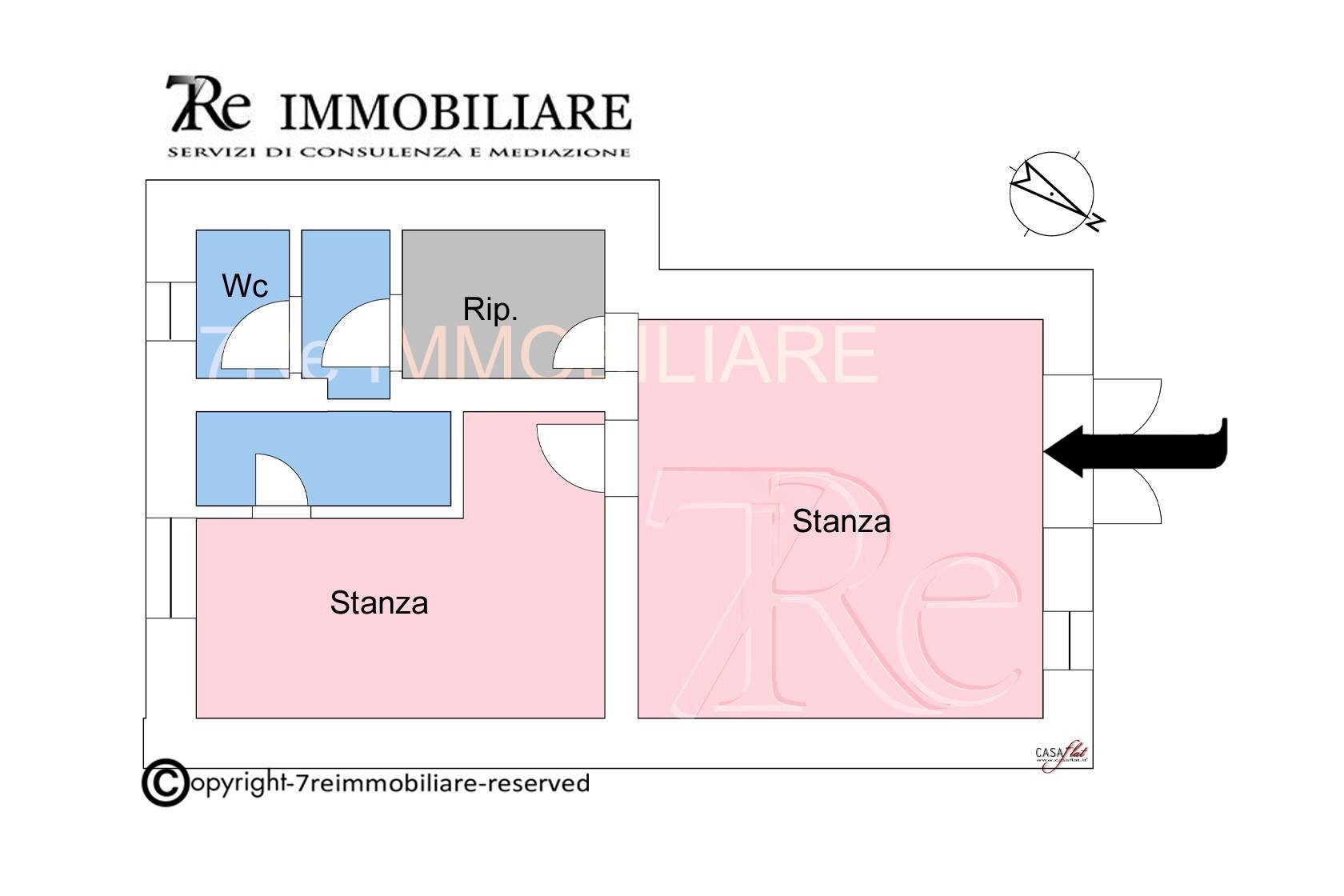Foto 2 - Office Corso Calatafimi
 
802, Palermo - floor plans 1