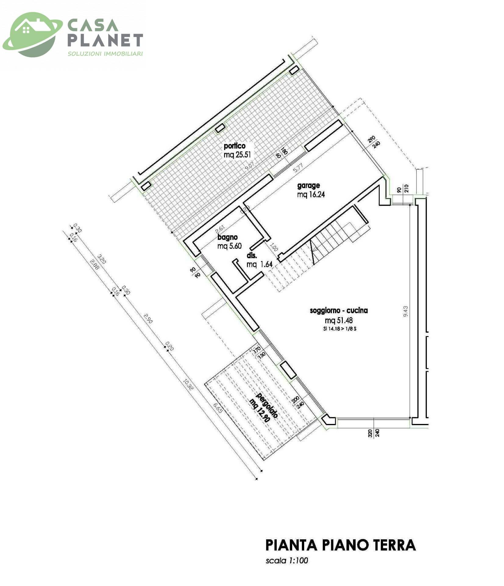 Foto 3 - Villa a Schiera VIA TORNI, Mogliano Veneto - planimetria 1