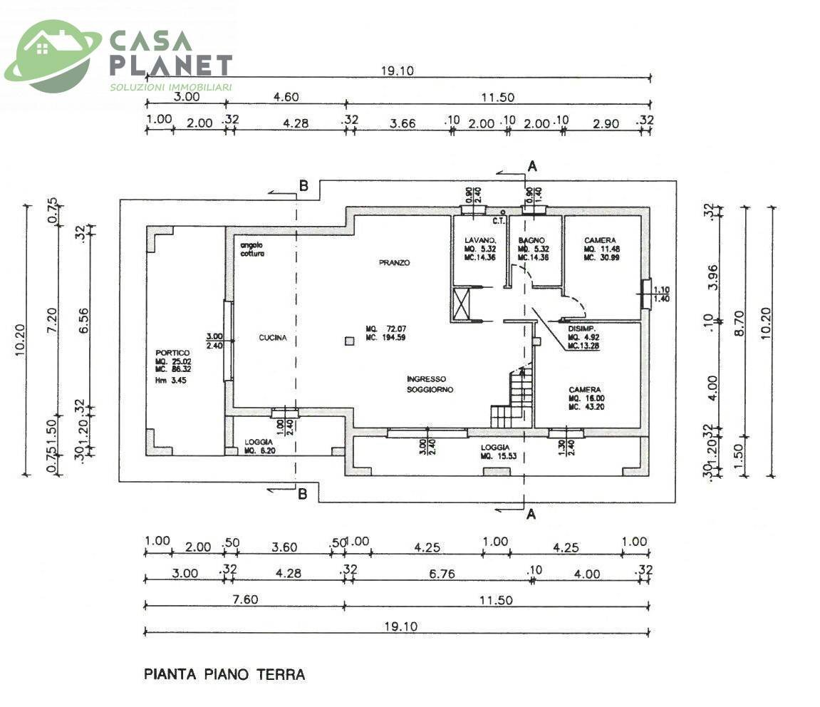 Foto 3 - Building land via vetrego, Mirano - floor plans 1