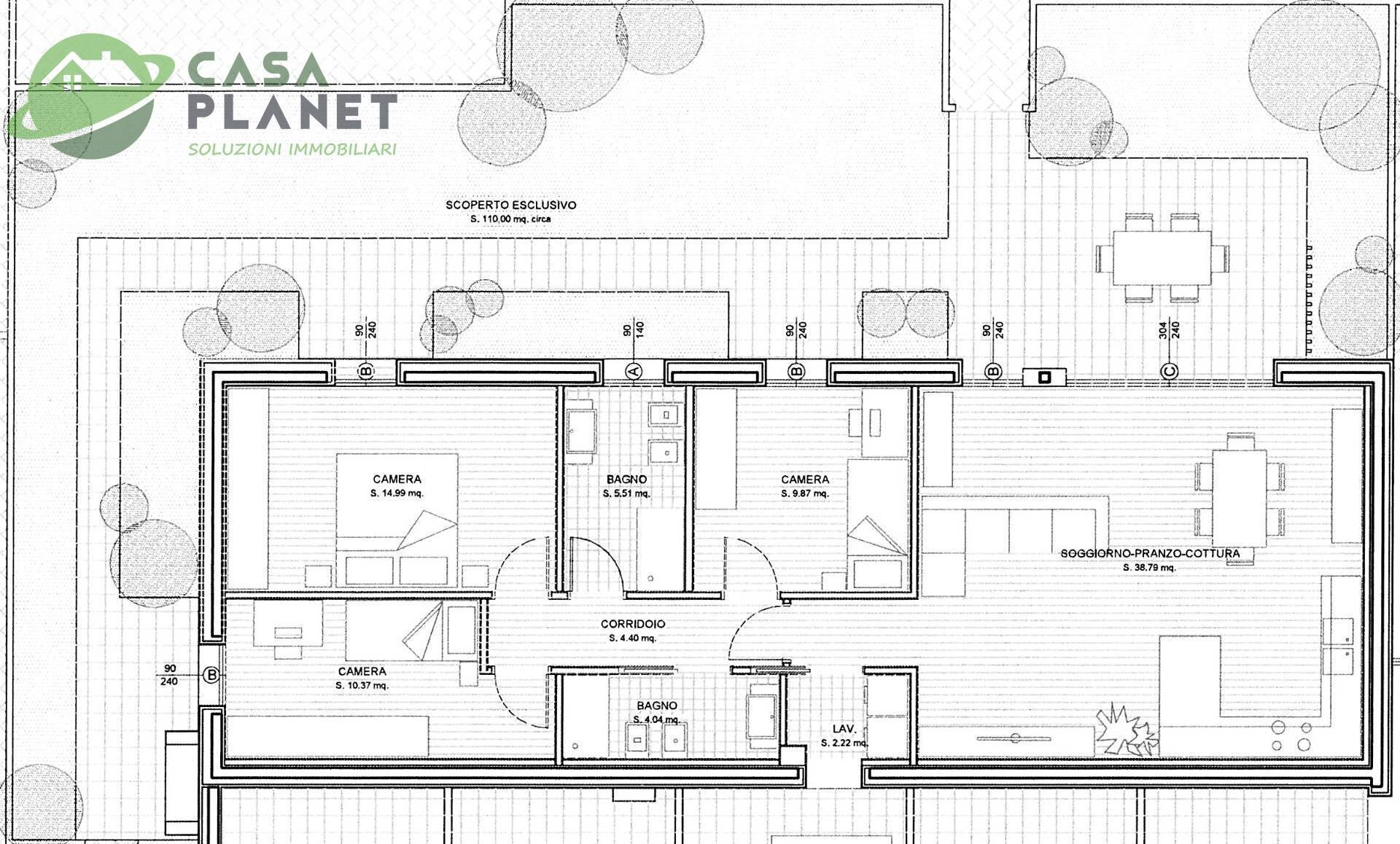 Foto 2 - Appartamento Barbiero, Mogliano Veneto - planimetria 1