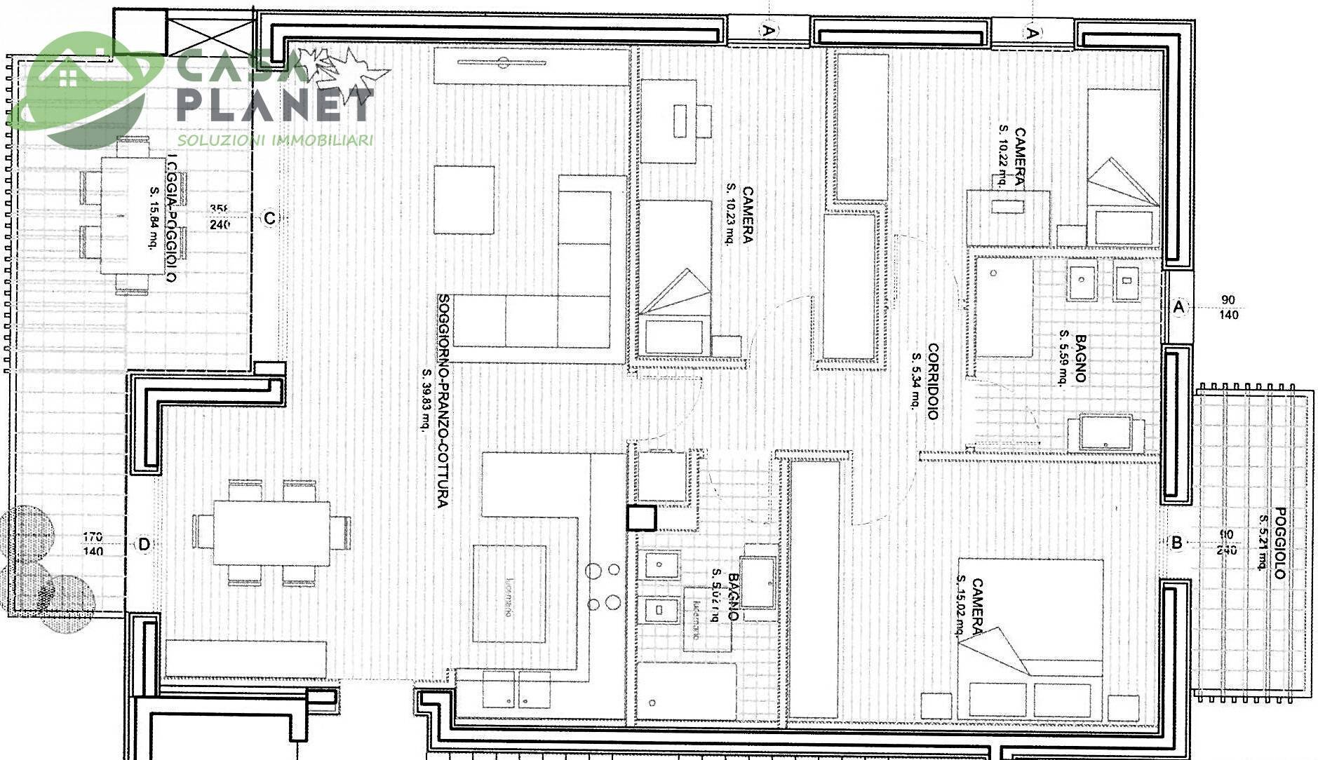 Foto 2 - Appartamento Via Barbiero, Mogliano Veneto - planimetria 1