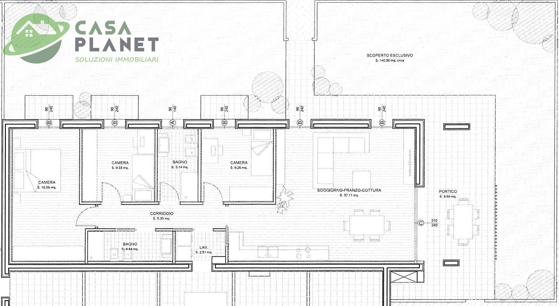 Foto 2 - Appartamento Via Barbiero, Mogliano Veneto - planimetria 1