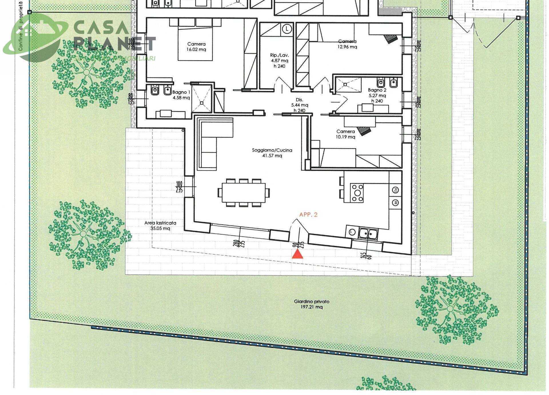 Foto 3 - Appartamento VIA ROMA, Mogliano Veneto - planimetria 1