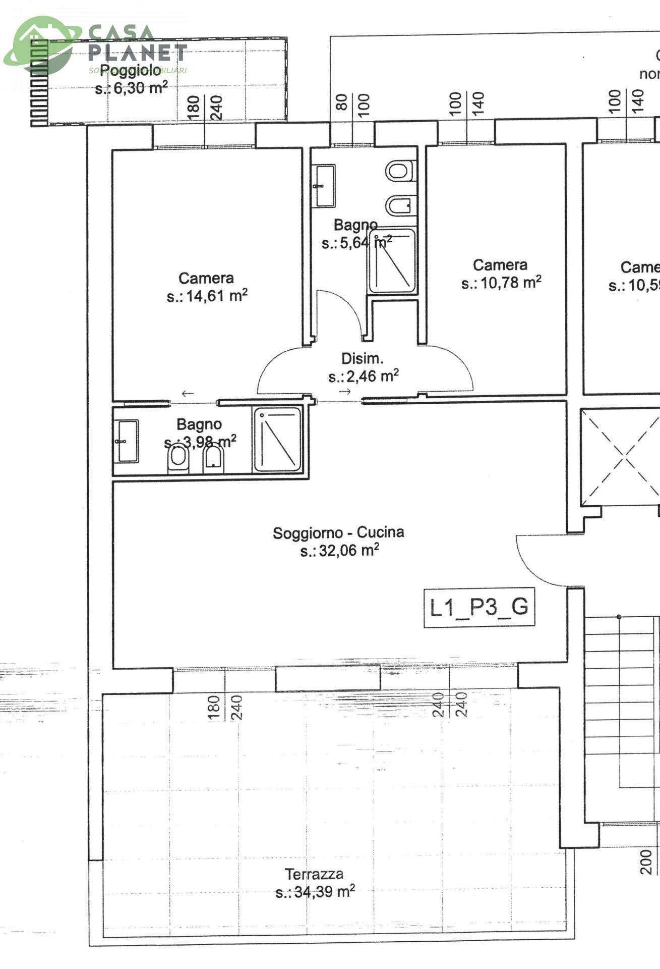 Foto 3 - Attic VIA CASONI, Mogliano Veneto - floor plans 1