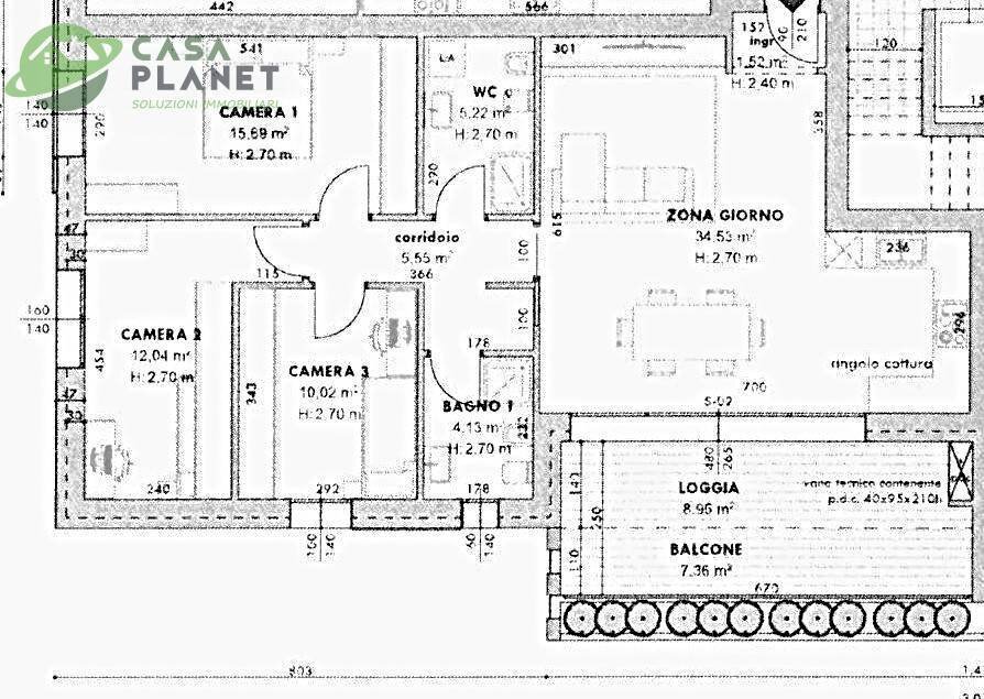 Foto 2 - Apartment Viale della Repubblica, Marcon - floor plans 1