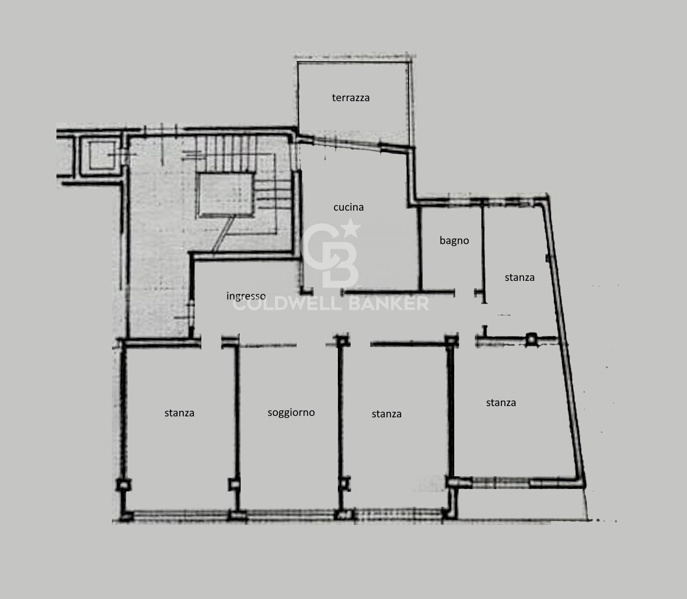 Foto 13 - Appartamento Via Antonio Olivi, Venezia - planimetria 1