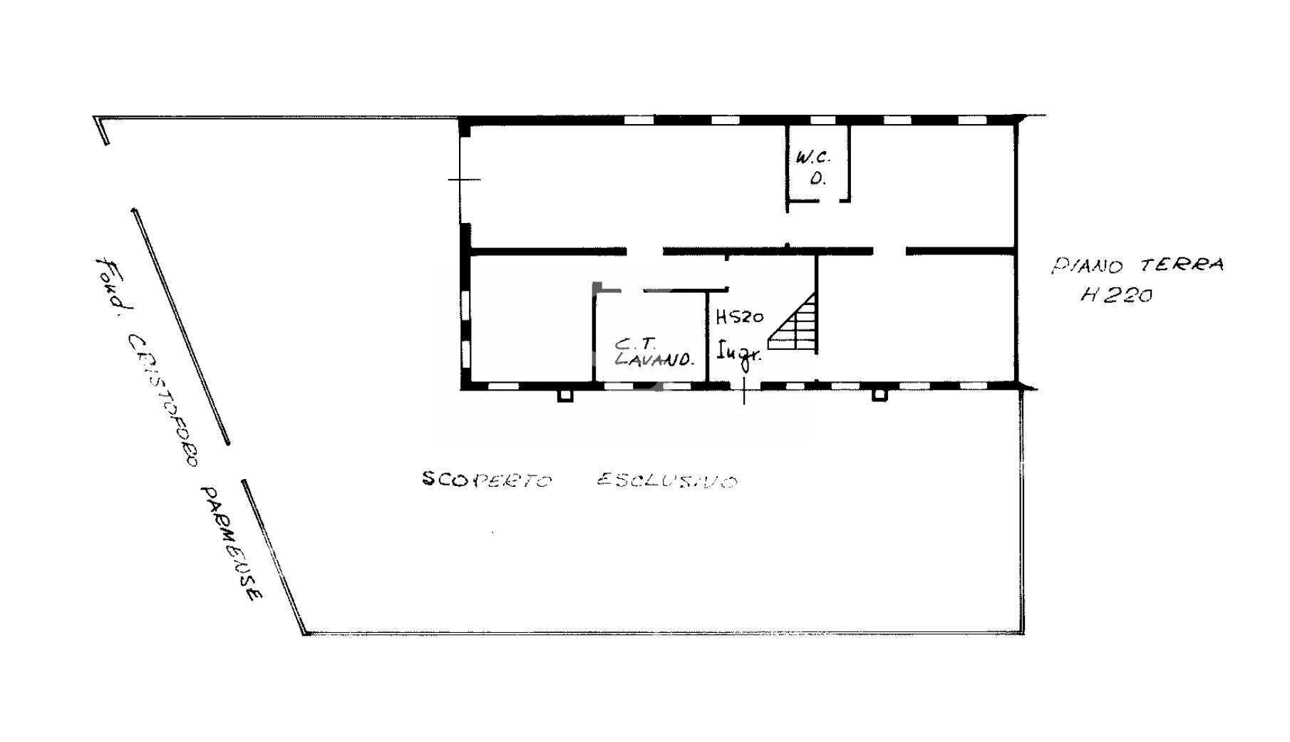 Foto 67 - Villa Fondamenta Cristoforo Parmense
 
10, Venezia - planimetria 1