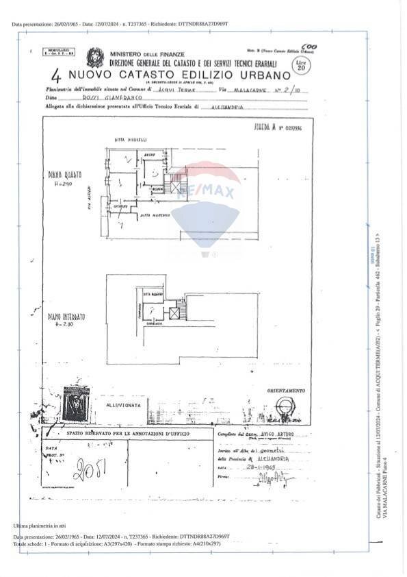 Foto 45 - Apartment Via Malacarne
 
2, Acqui Terme - floor plans 1