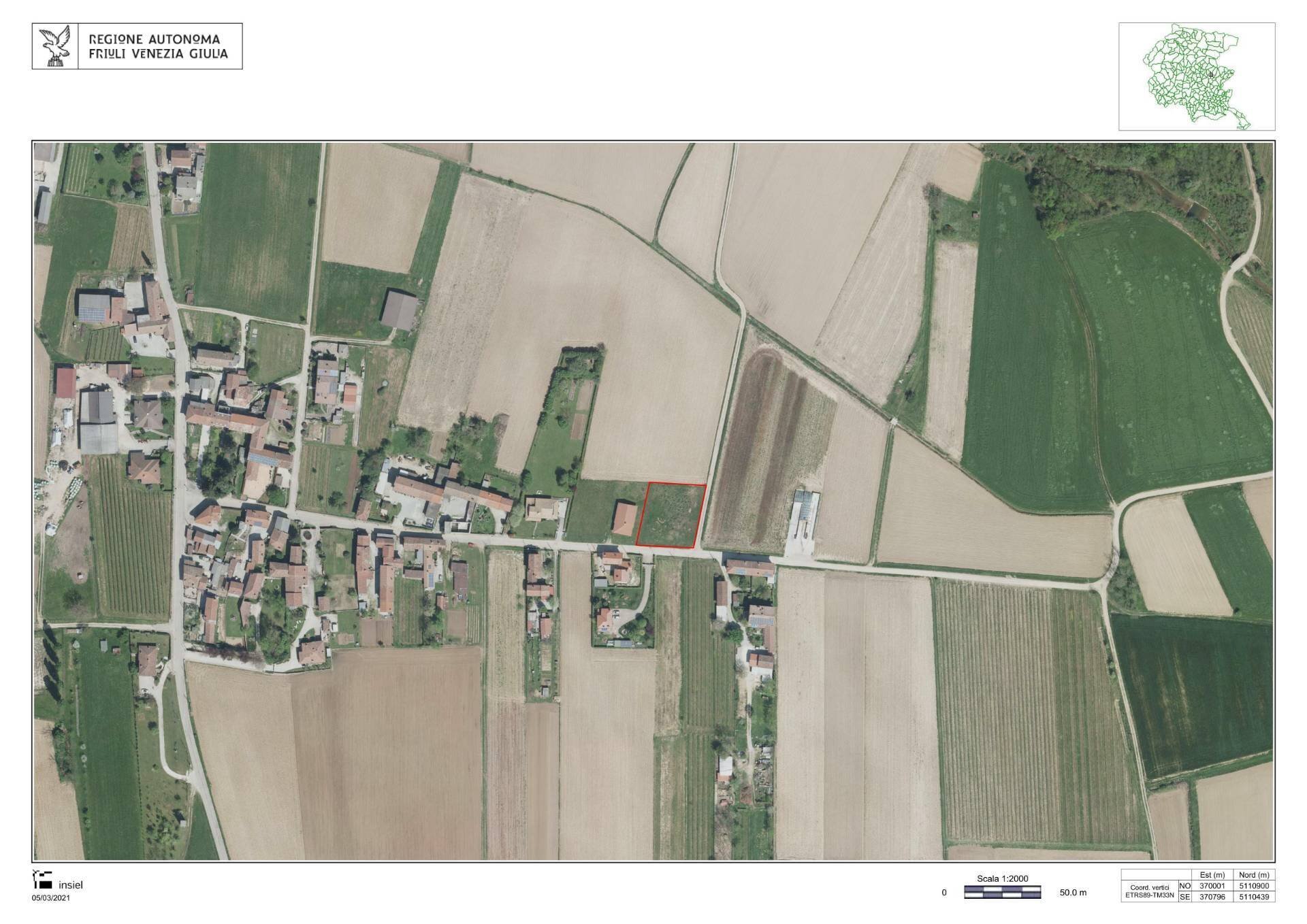 Foto 1 - Terreno edificabile via centrale, Povoletto - planimetria 1