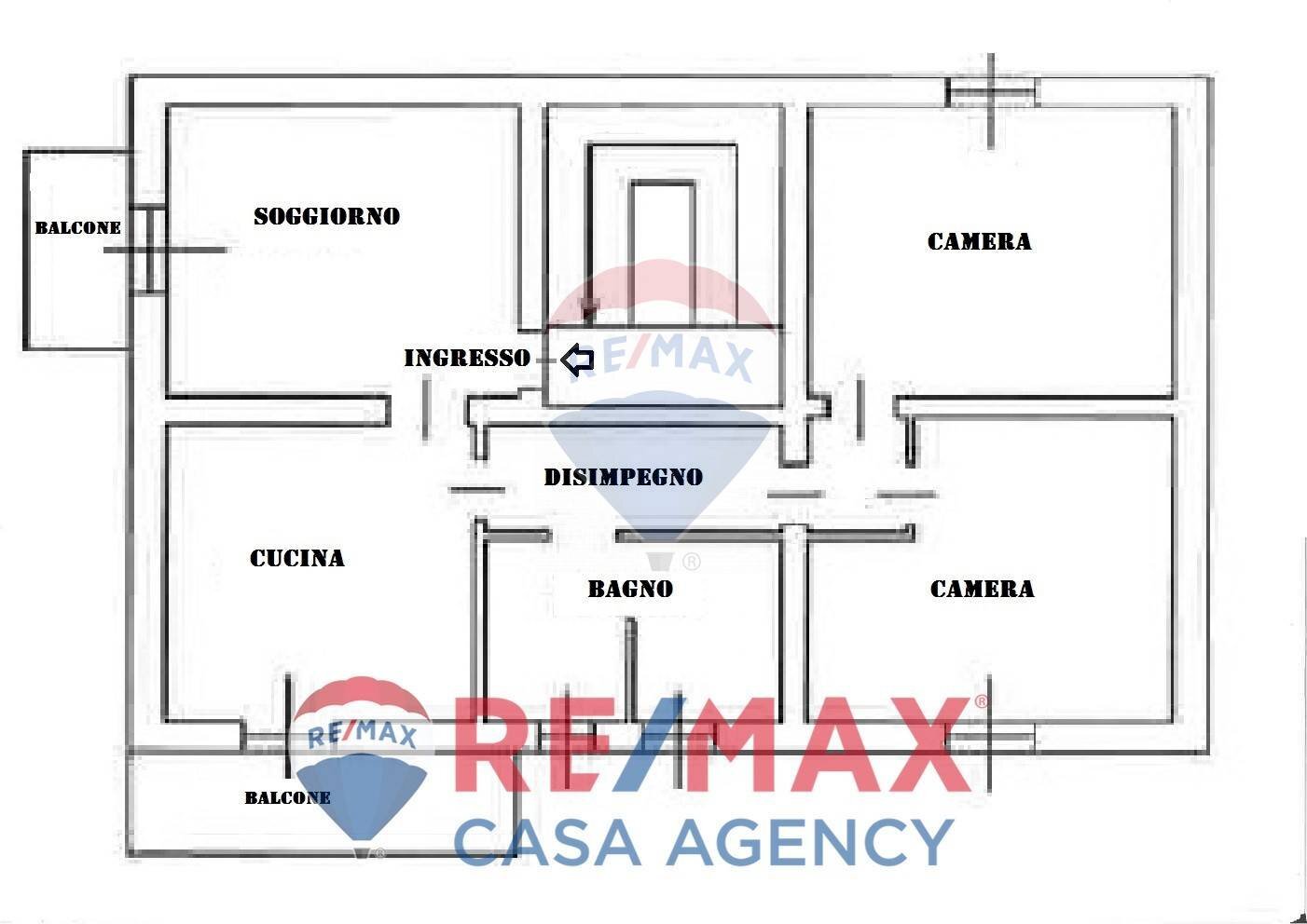 Foto 21 - Appartamento Via Jamoretti, Induno Olona - planimetria 1