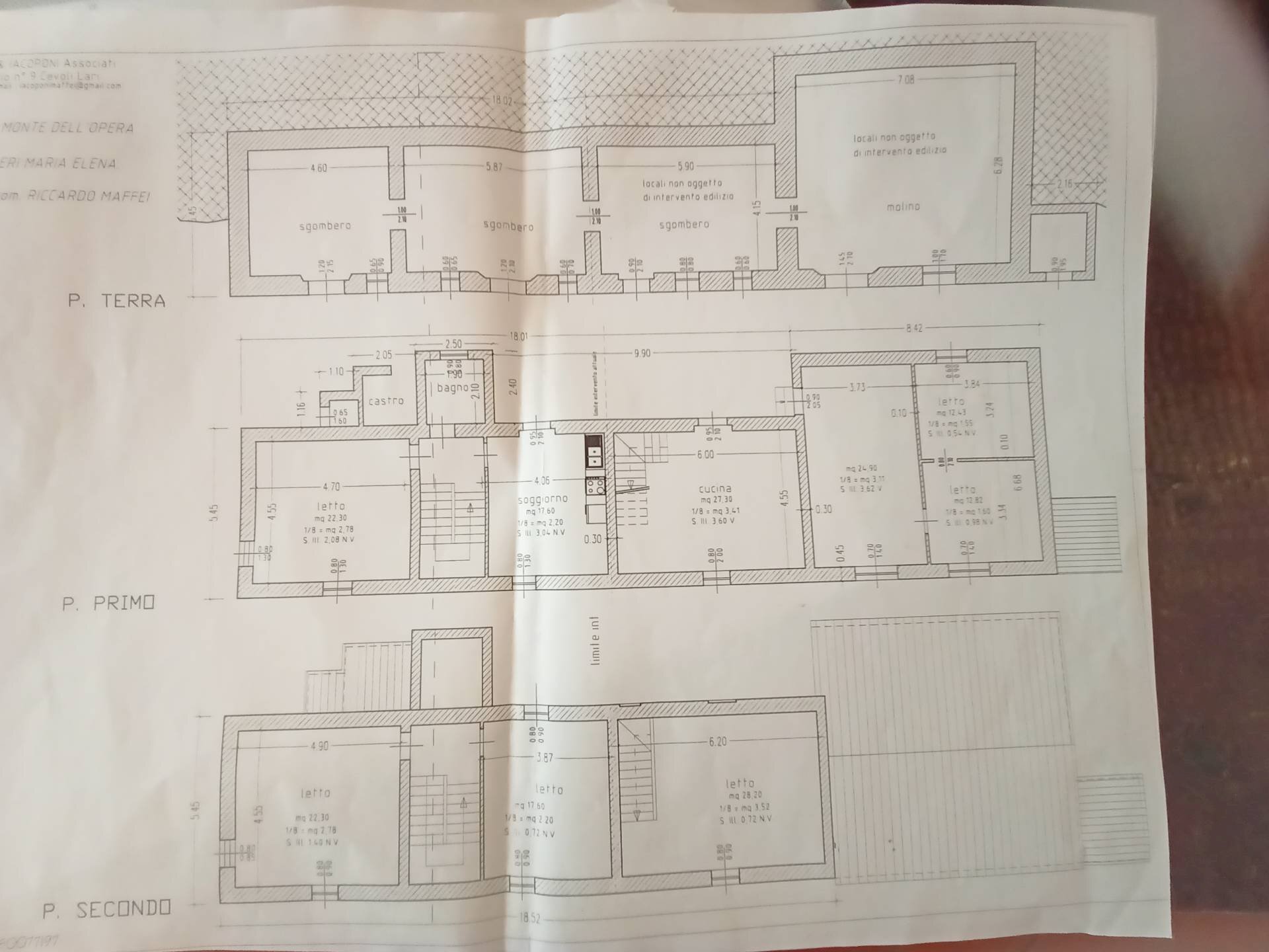 Foto 16 - Rustico San Giuliano Terme - planimetria 1