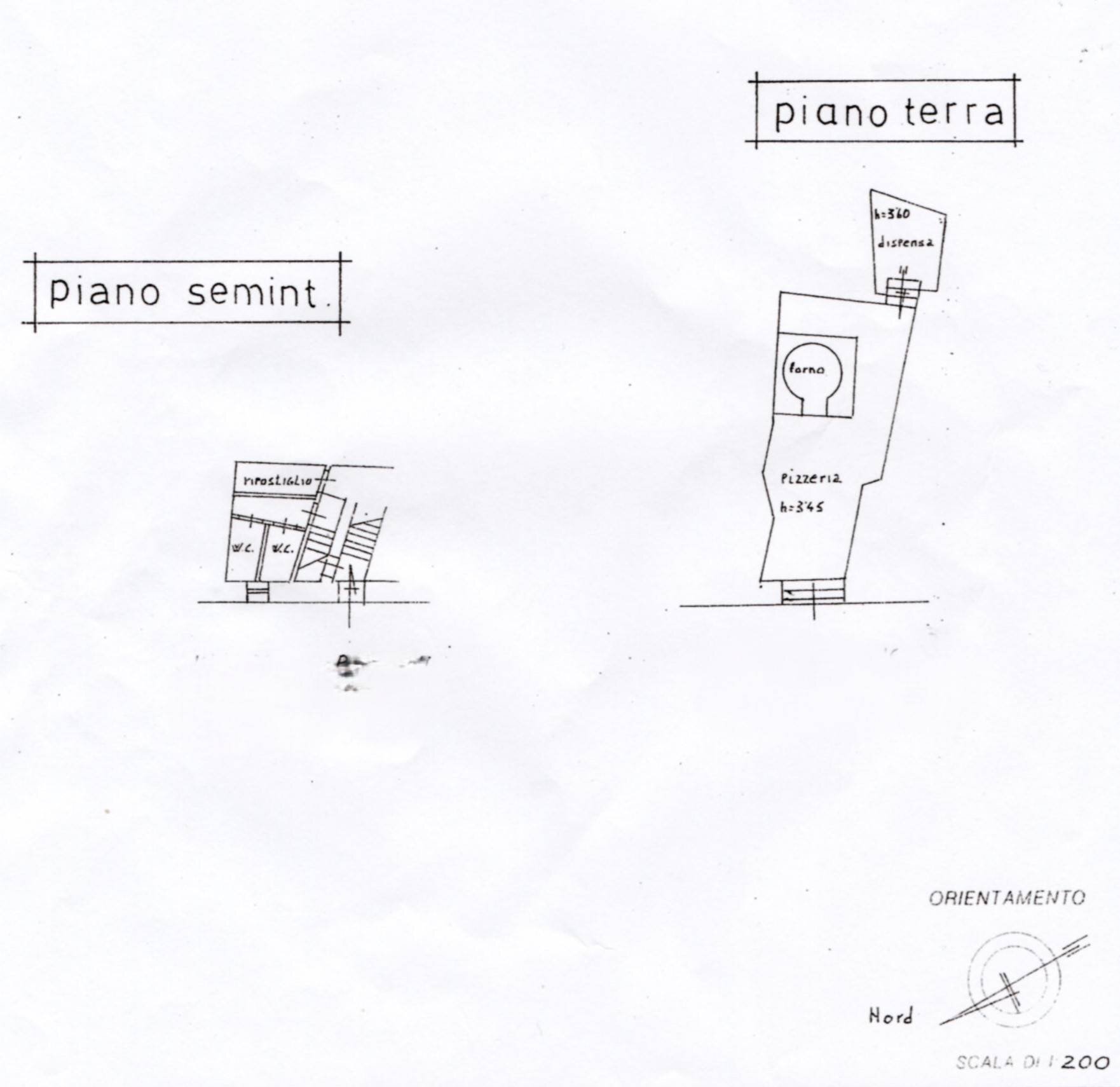 Foto 1 - Commercial Premises VIA DI SOTTO, Volterra - floor plans 1