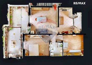 Pianta 3D - Three-room apartment VIA ALBERT EINSTEIN
 
17, Villanterio - photo 31