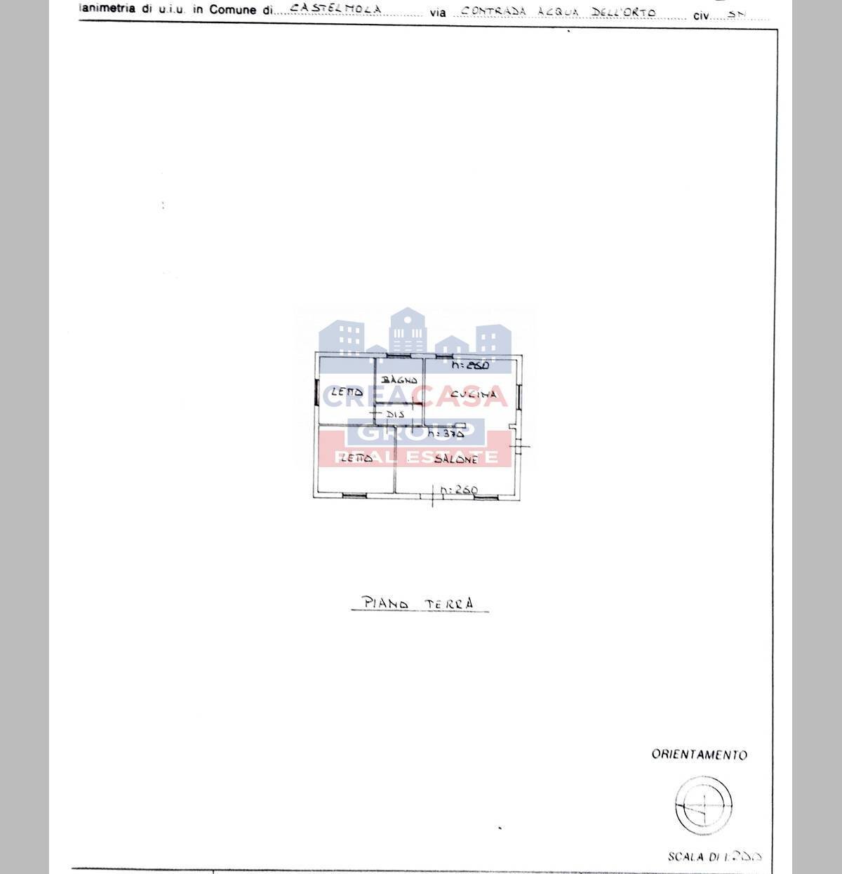 Foto 44 - Villa c.da acqualorto, Castelmola - floor plans 1