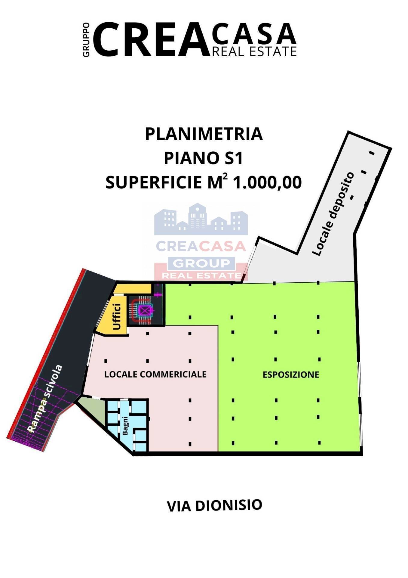 Foto 1 - Locale Commerciale Via Dionisio, Giardini-Naxos - planimetria 1