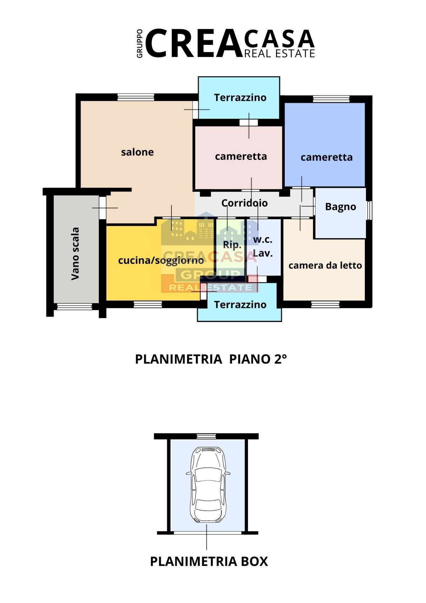 Foto 23 - Appartamento Via Monte degli Ulivi, Riesi - planimetria 1