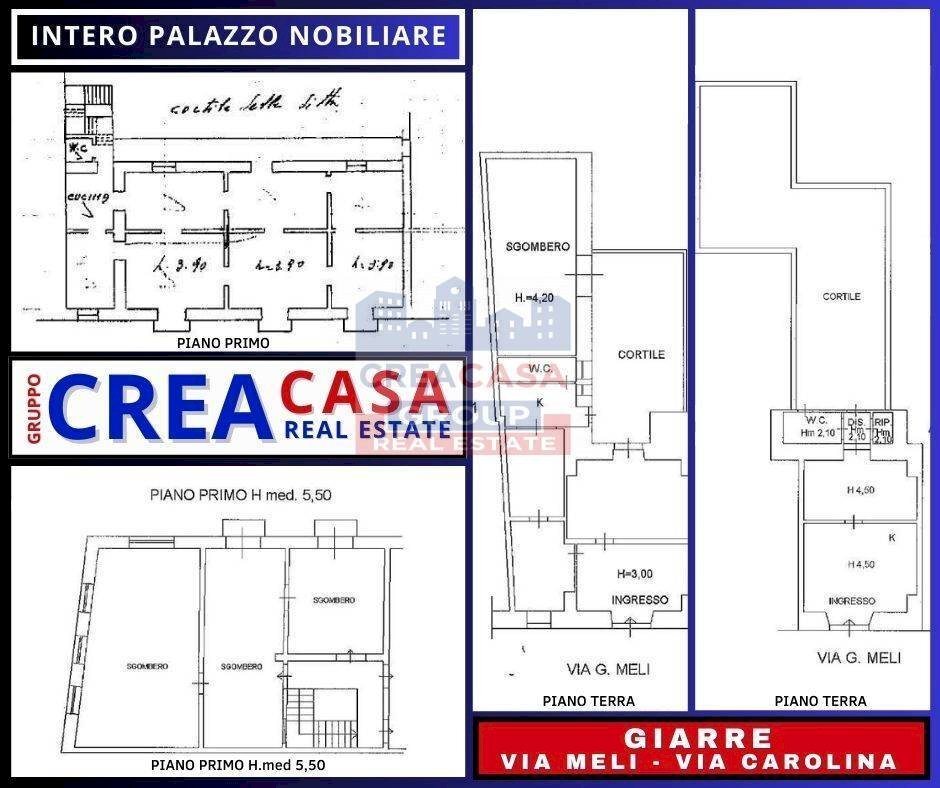 Foto 35 - Stabile - Palazzo Via Meli, Giarre - planimetria 1