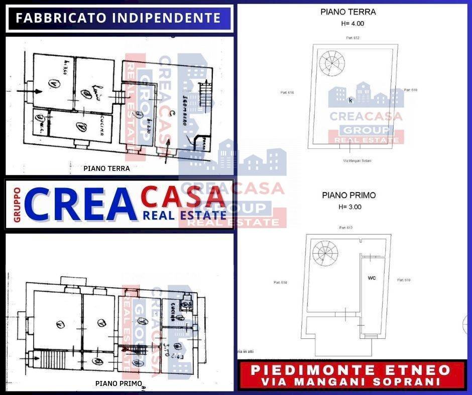 Foto 49 - Stabile - Palazzo Via mangani soprani, Piedimonte Etneo - planimetria 1