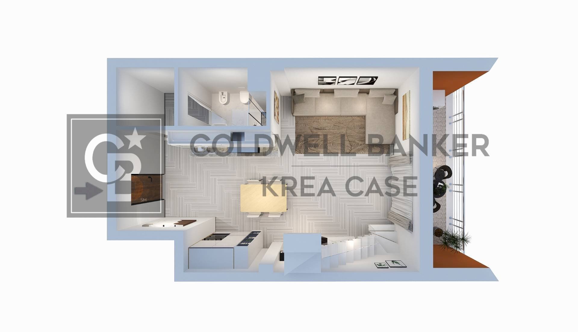 Foto 31 - Trilocale Via Palaverta
 
69, Marino - planimetria 1