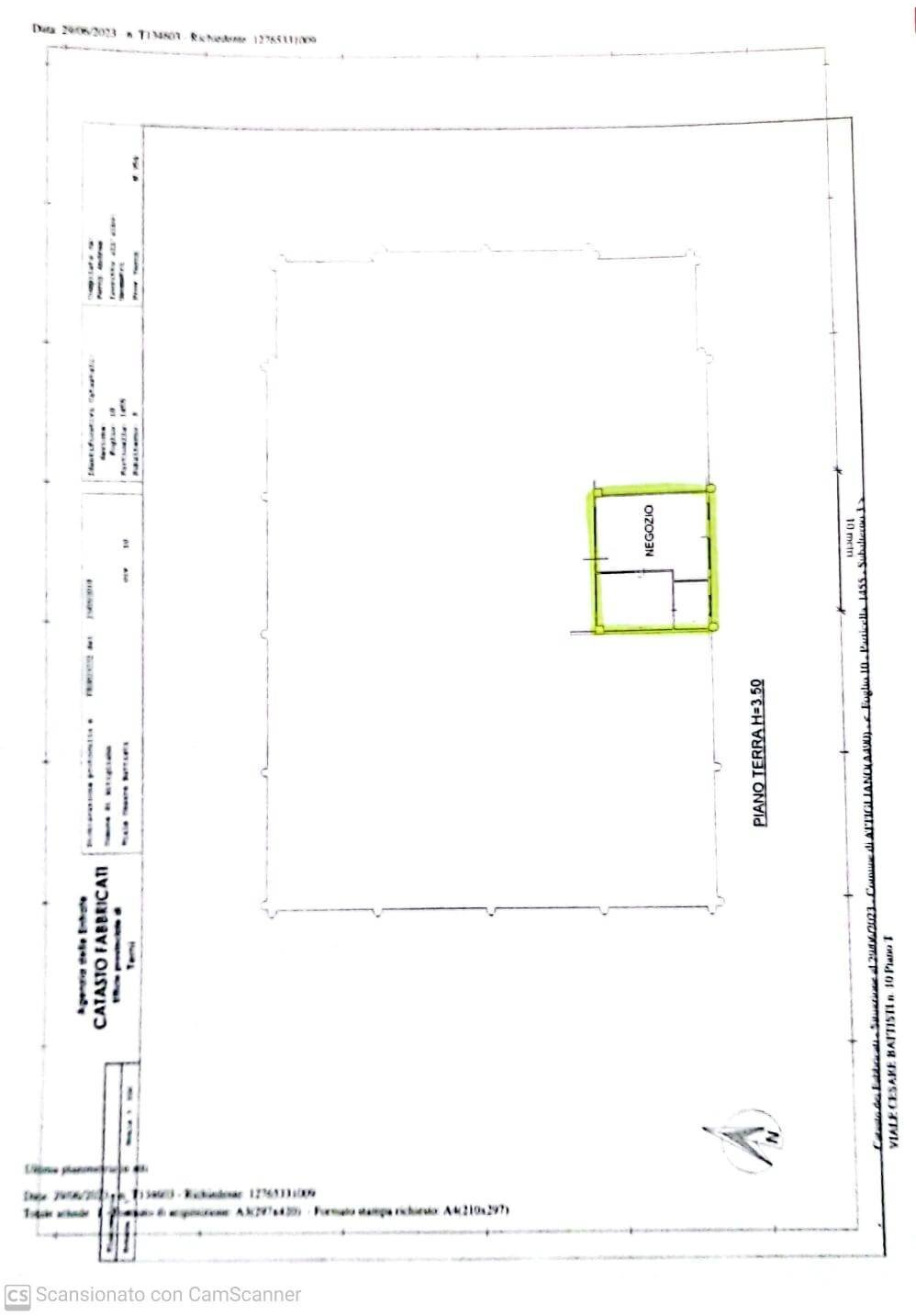Foto 20 - Locale Commerciale Via Cesare Battisti
 
34, Attigliano - planimetria 1