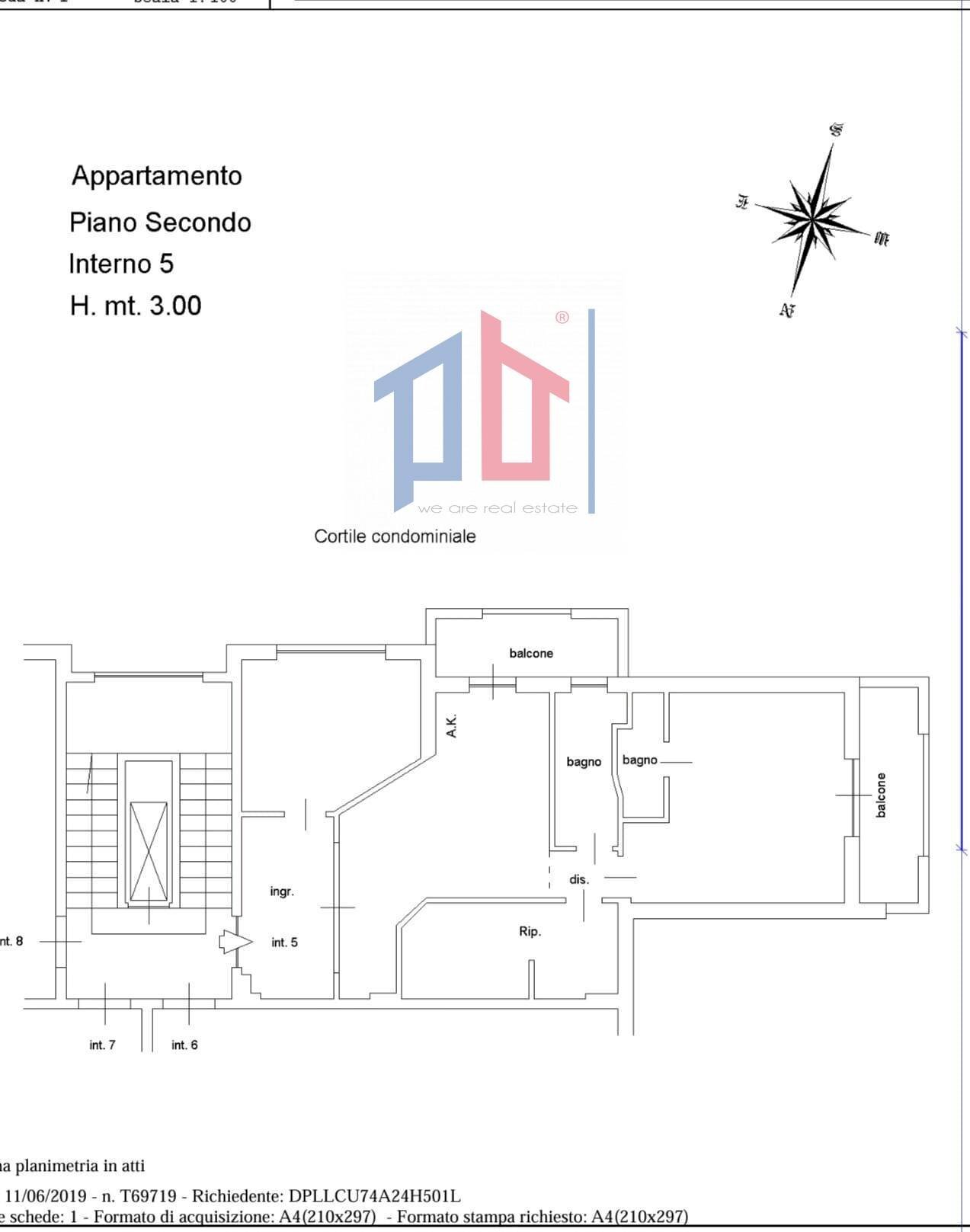 Foto 39 - Quadrilocale Via Erasmo Gattamelata
 
3, Roma - planimetria 1