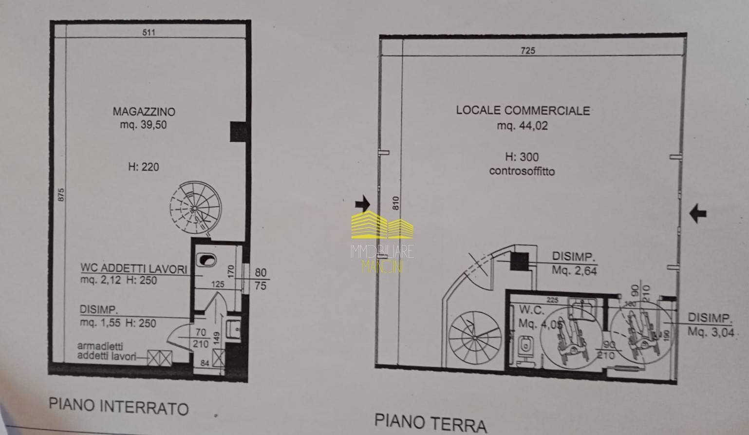 Foto 5 - Attività Commerciale Trezzo sull'Adda - planimetria 1
