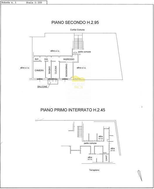 Foto 28 - Bilocale PIAZZA NAZIONALE, Trezzo sull'Adda - planimetria 1