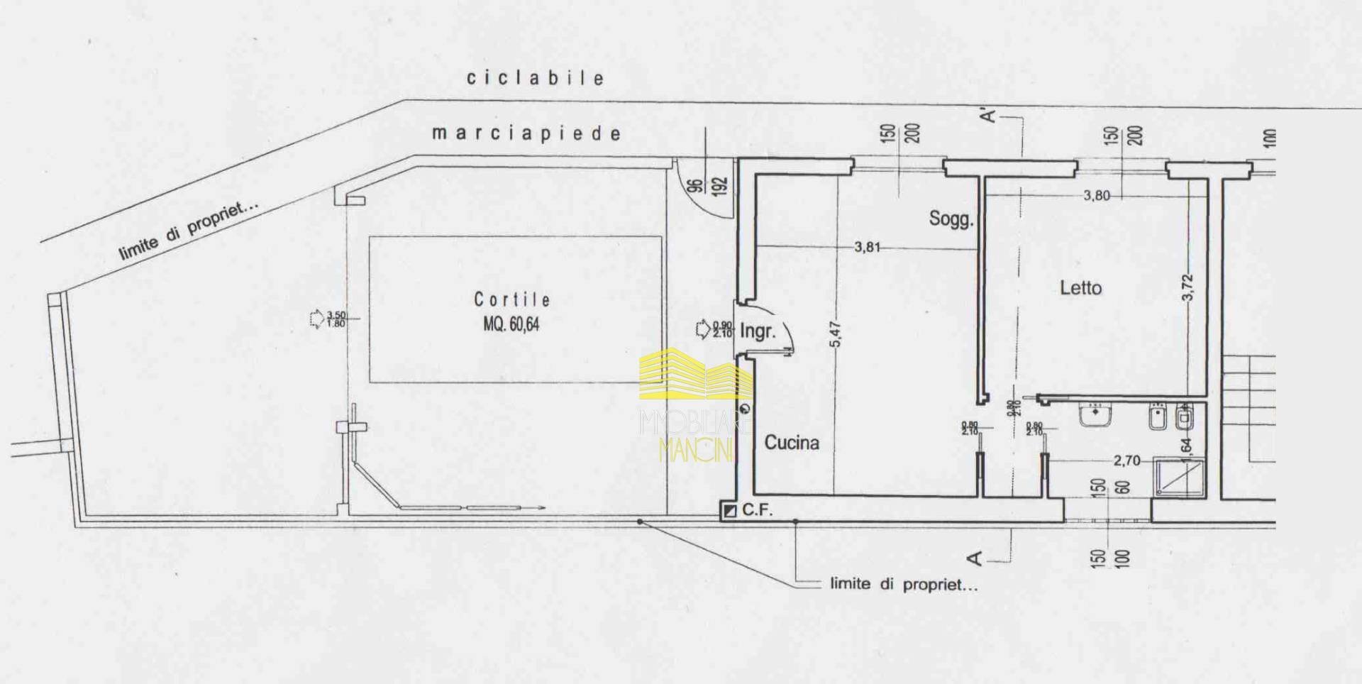 Foto 1 - Two-room apartment via leonardo da vinci, Cornate d'Adda - floor plans 1