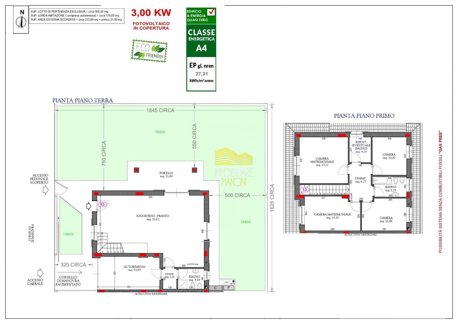 Foto 2 - Villa a Schiera VIA ROMA, Calvenzano - planimetria 1