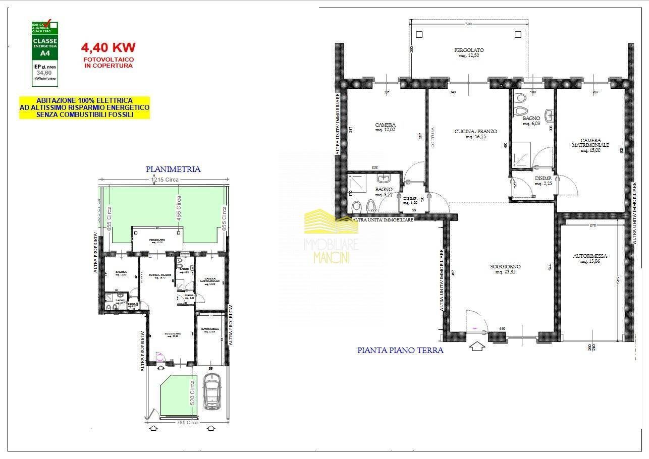 Foto 7 - Terraced Villa VIA SAN FRANCESCO D'ASSISI, Casirate d'Adda - floor plans 1