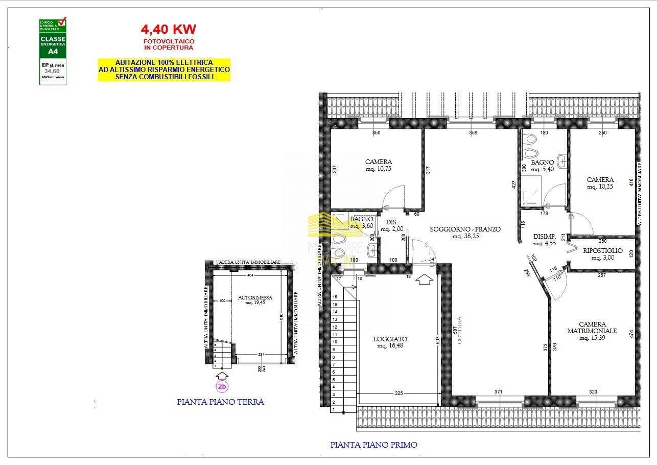 Foto 5 - Four-room apartment VIA SAN FRANCESCO D'ASSISI, Casirate d'Adda - floor plans 1