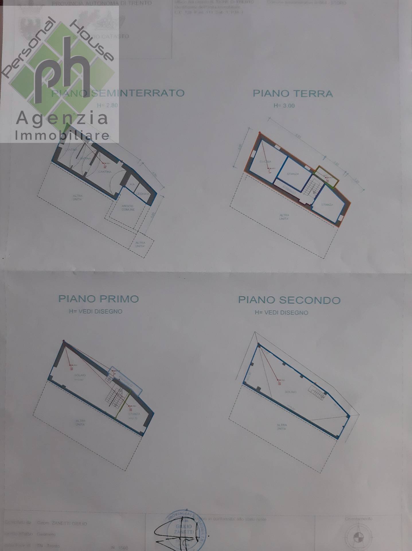 Foto 19 - Rustico VIA G.PUCCINI
 
13, Storo - planimetria 1
