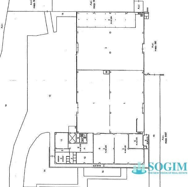 Planimetria - Shed Via Cesare Battisti
 
14, Lurate Caccivio - floor plans 1