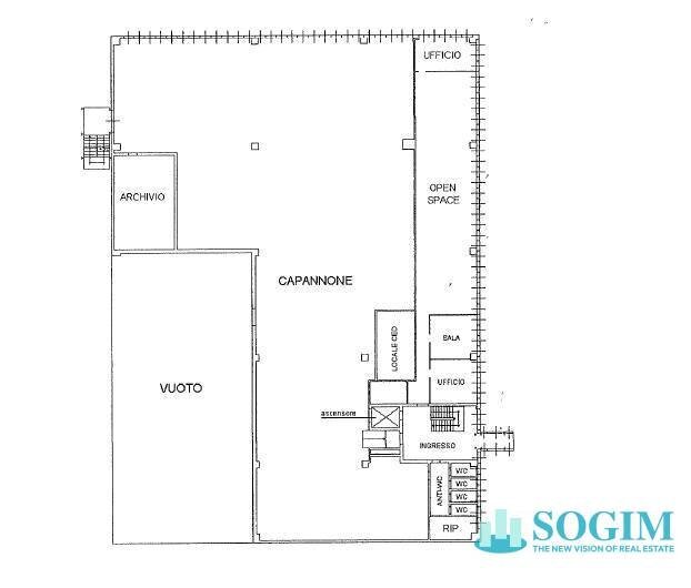 Planimetria - Capannone Via Trieste
 
14, Olgiate Comasco - planimetria 1
