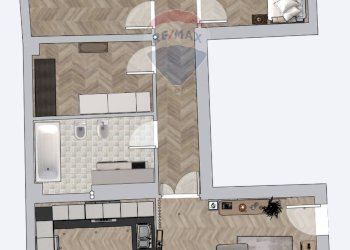 Pianta 2D - Trilocale Belfiore - foto 8