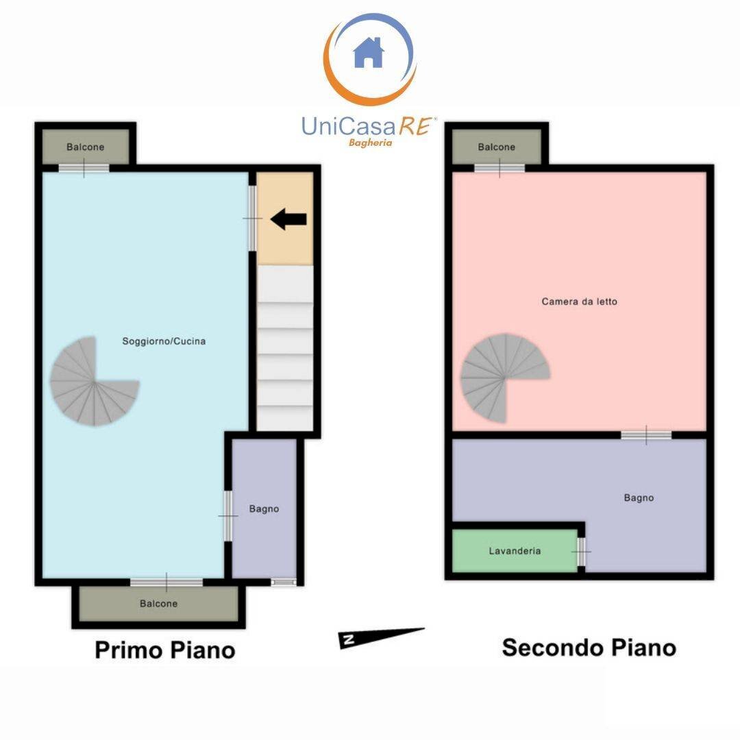 Foto 15 - Two-room apartment Via S. Elia
 
11, Santa Flavia - floor plans 1