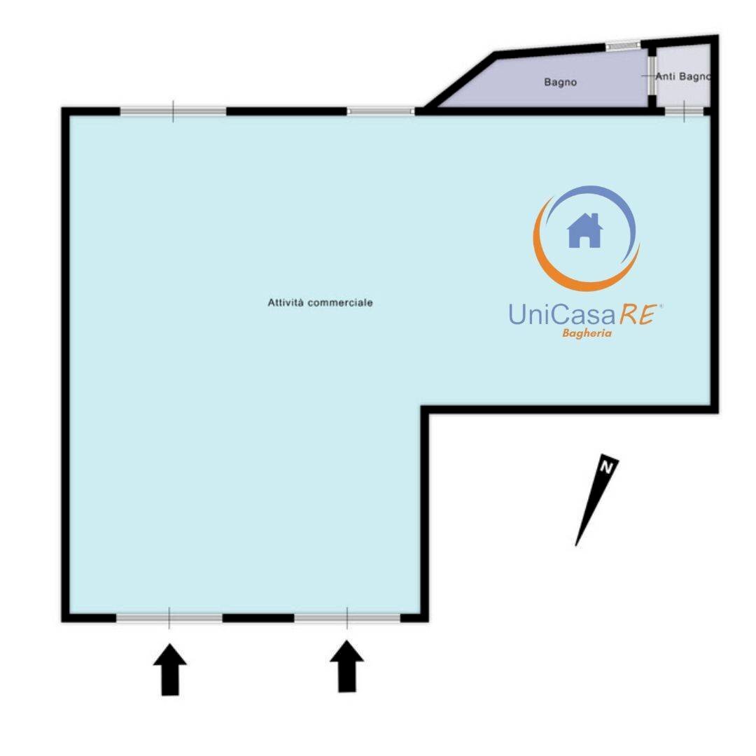 Foto 8 - Locale Commerciale via la masa, Bagheria - planimetria 1