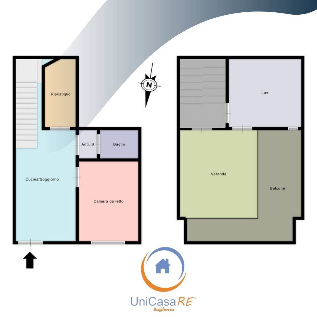 Foto 5 - Casa indipendente Via Lanza di trabia, Bagheria - planimetria 1